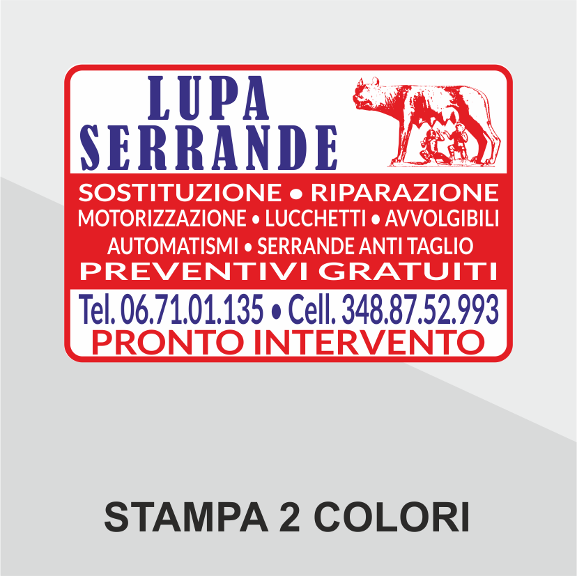 Adesivo 2 colori