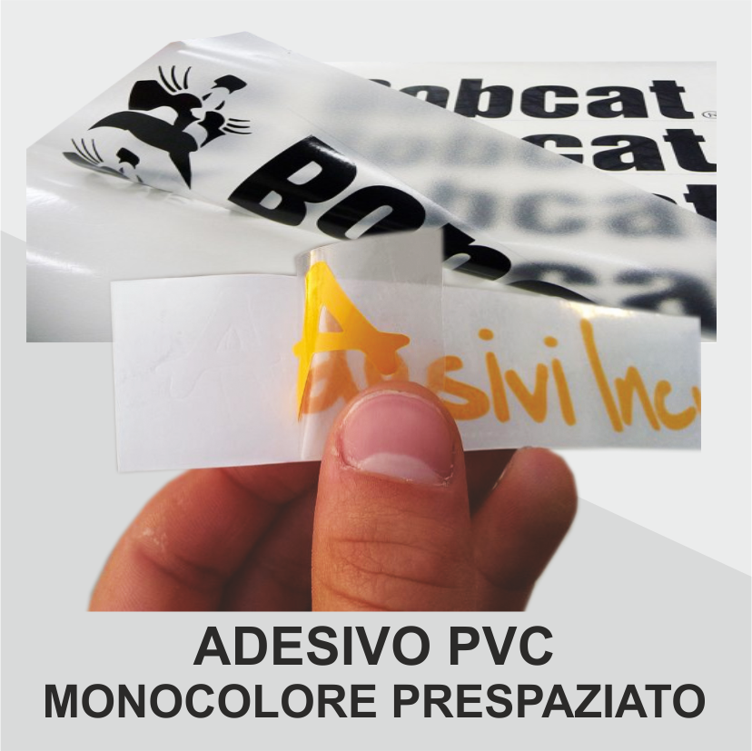 Adesivo PVC prespaziato