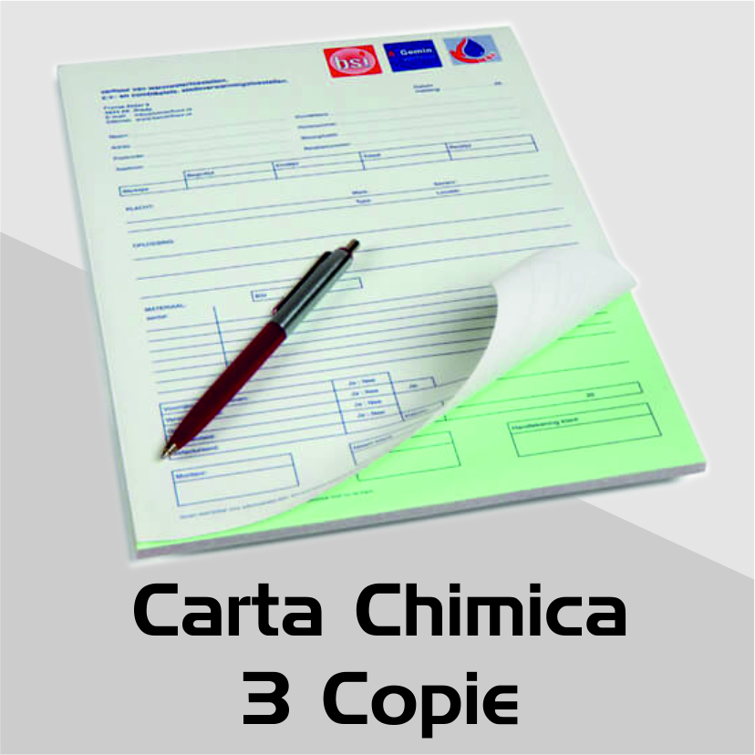 Carta Chimica 3 copie