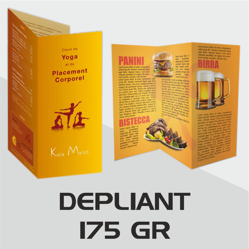 Depliant 175 gr
